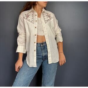 Vintage Pennington California. Western Embroidered Yoke Shirt